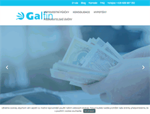 Tablet Screenshot of galfin.cz